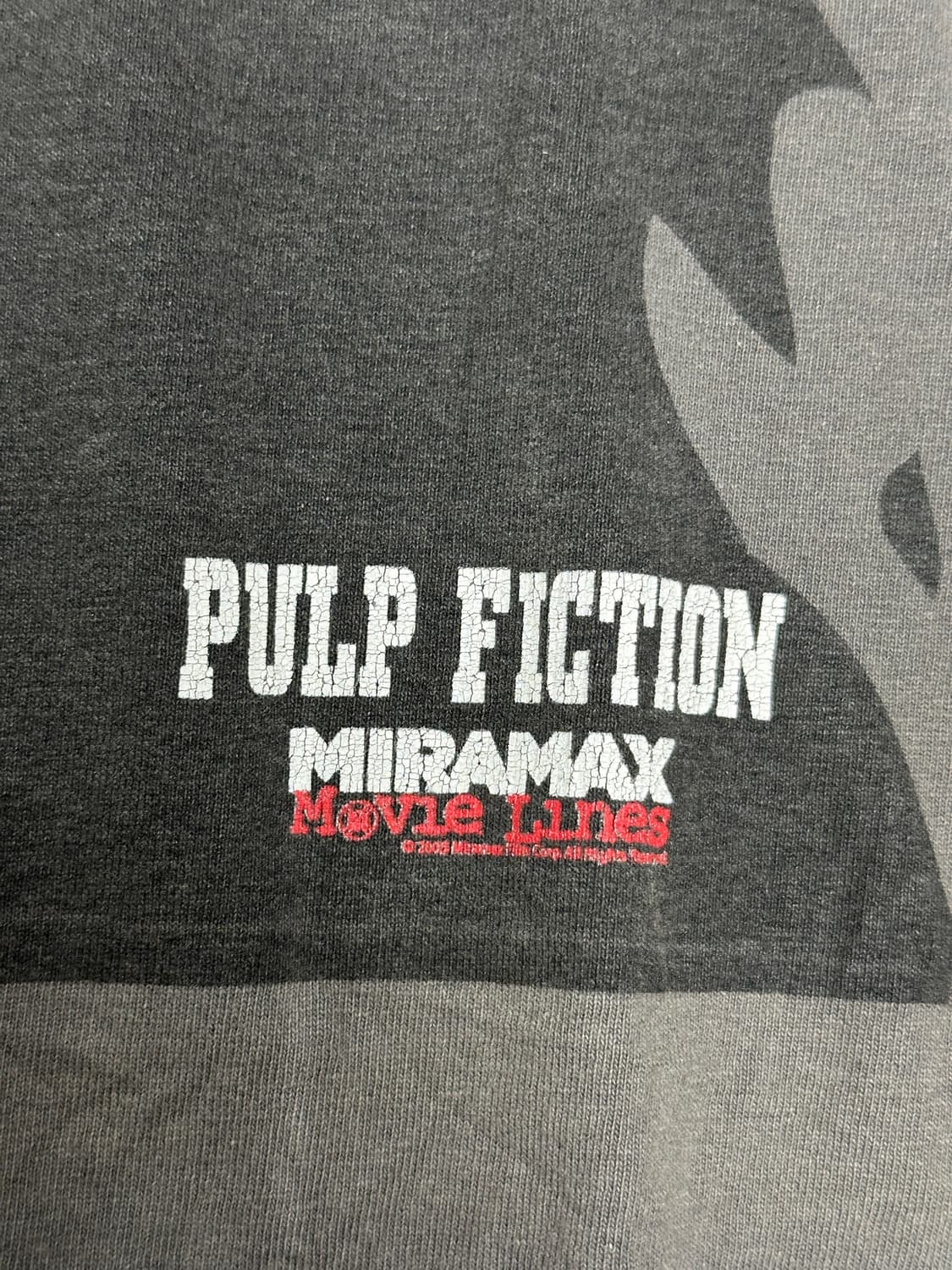 2005' PULP FICTION 무비 라인 티셔츠 L 상품이미지4