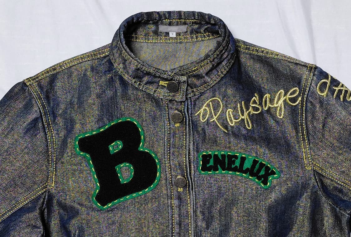 [TOKUKO 1er Vol] 토쿠코 푸르미에 볼 자수 데님 자켓 상품이미지2