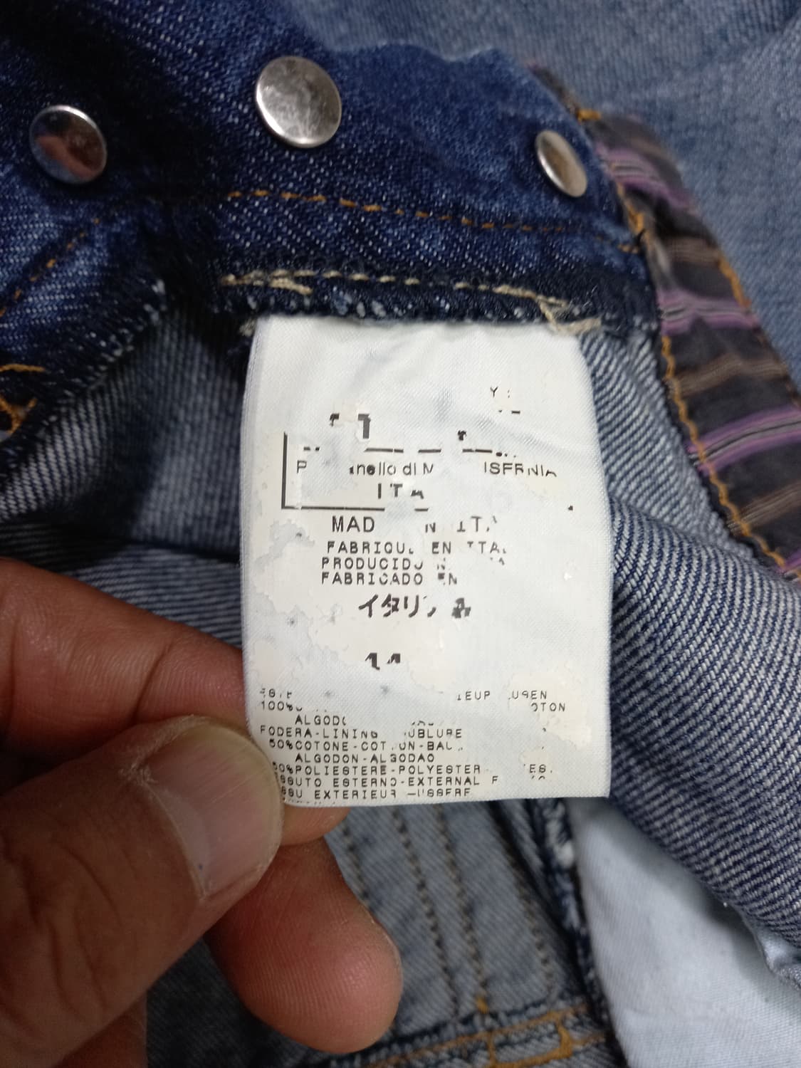 40 DOLCE&GABBANA 데미지워싱 커팅 반바지 40-35 상품이미지7