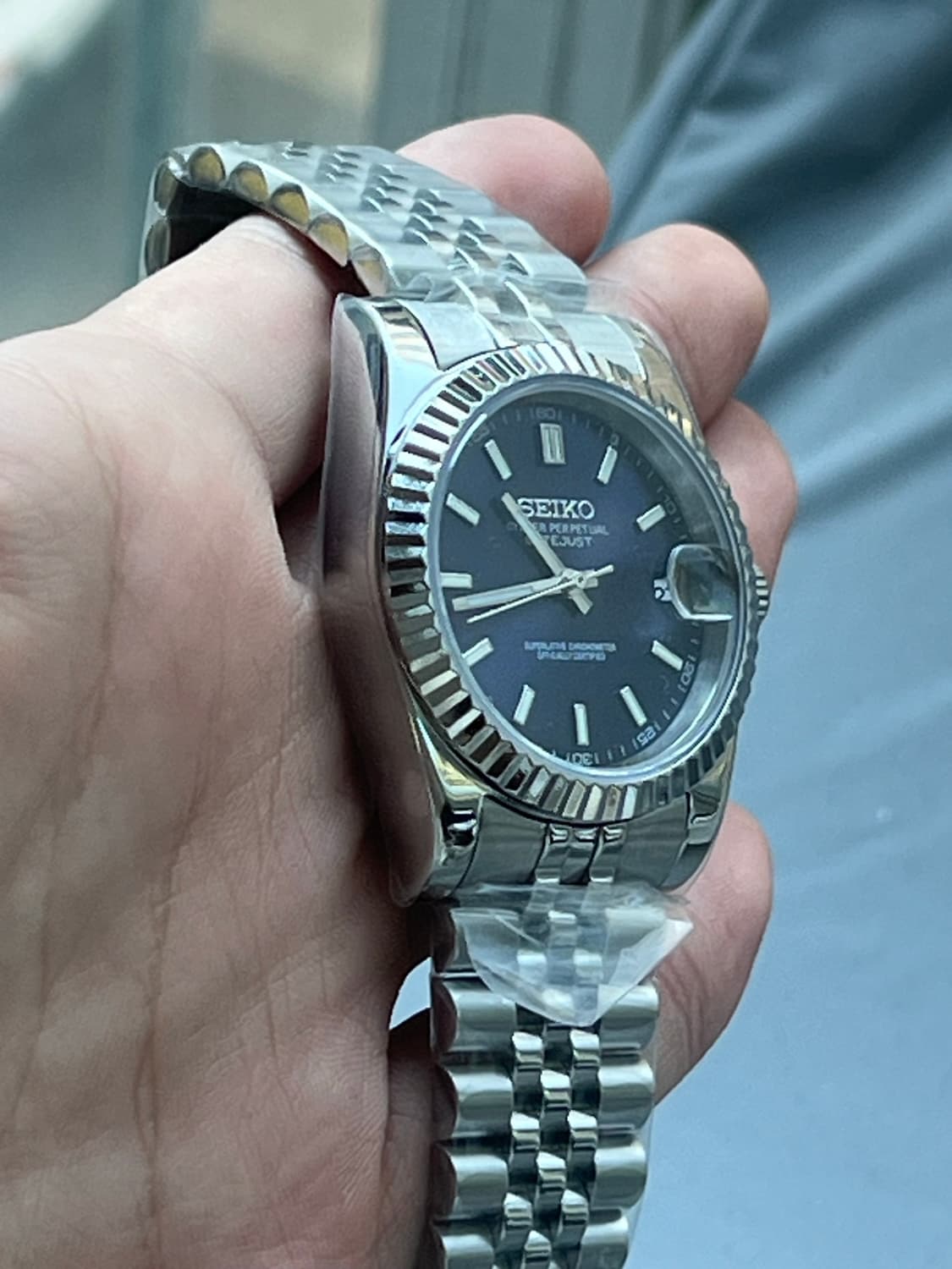 세이코 데이트저스트 청판 커스텀 상품이미지4