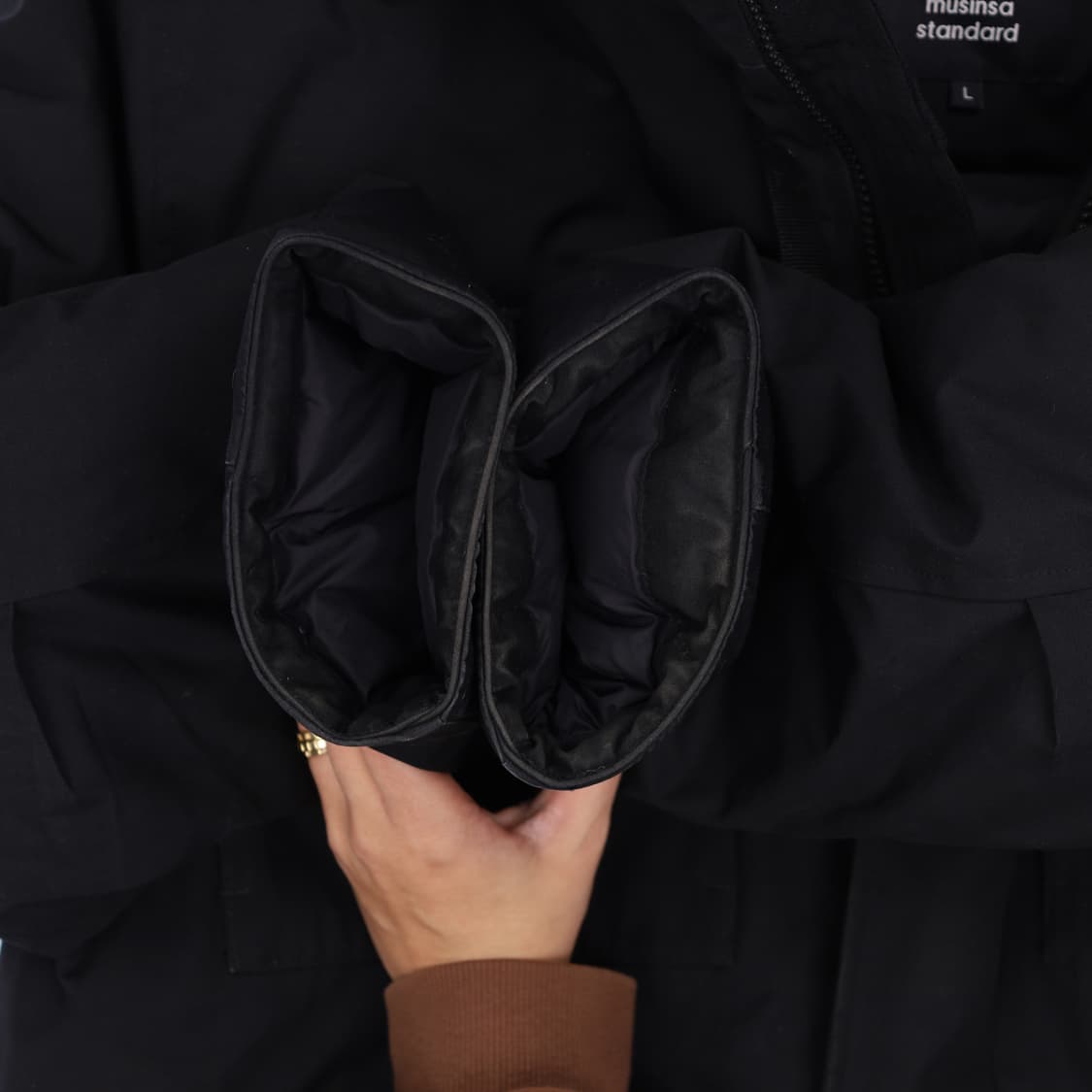 L 무신사스탠다드 덕다운 패딩점퍼 0121H1 상품이미지5