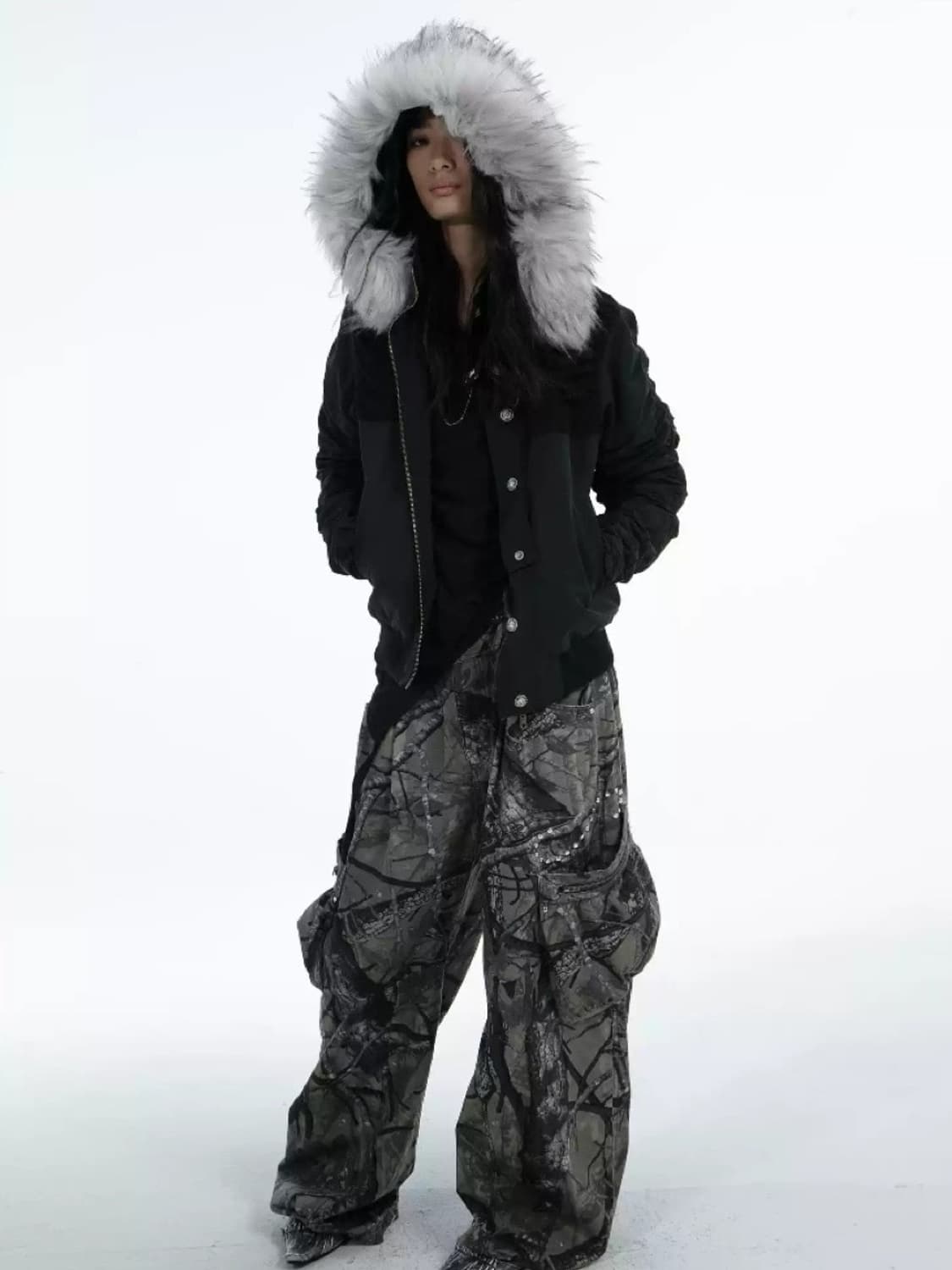 더블펀치 DOUBLE PUNCH 퍼자켓 상품이미지2