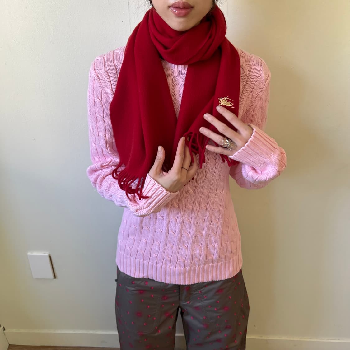 버버리 캐시미어 머플러 상품이미지2