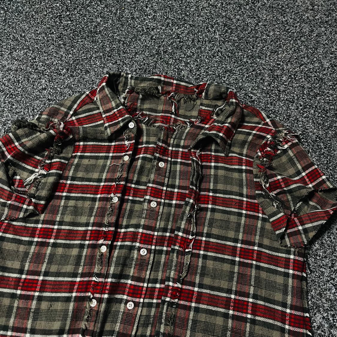 R13 컷아웃 레이어드 플란넬  상품이미지2