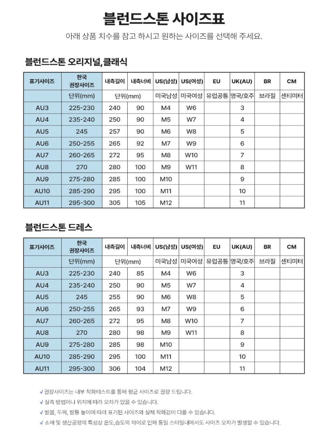 블런드스톤 첼시부츠 510 블랙 au9 상품이미지7