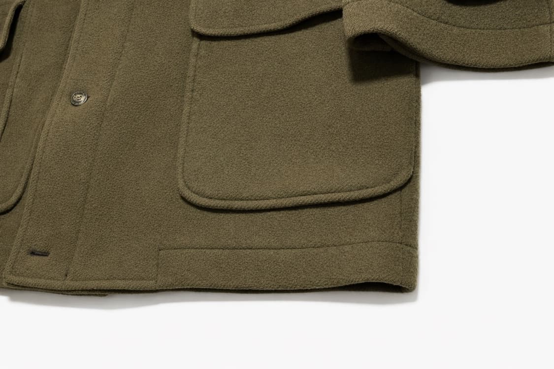 JPN 90s~00s 일본 빈티지 맥그리거 헤비울 후드 코트 카키 M 상품이미지5