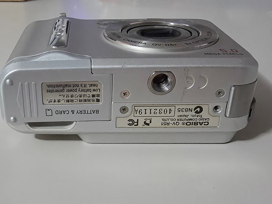 카시오 QV-R51 빈티지 디지털카메라 상품이미지5