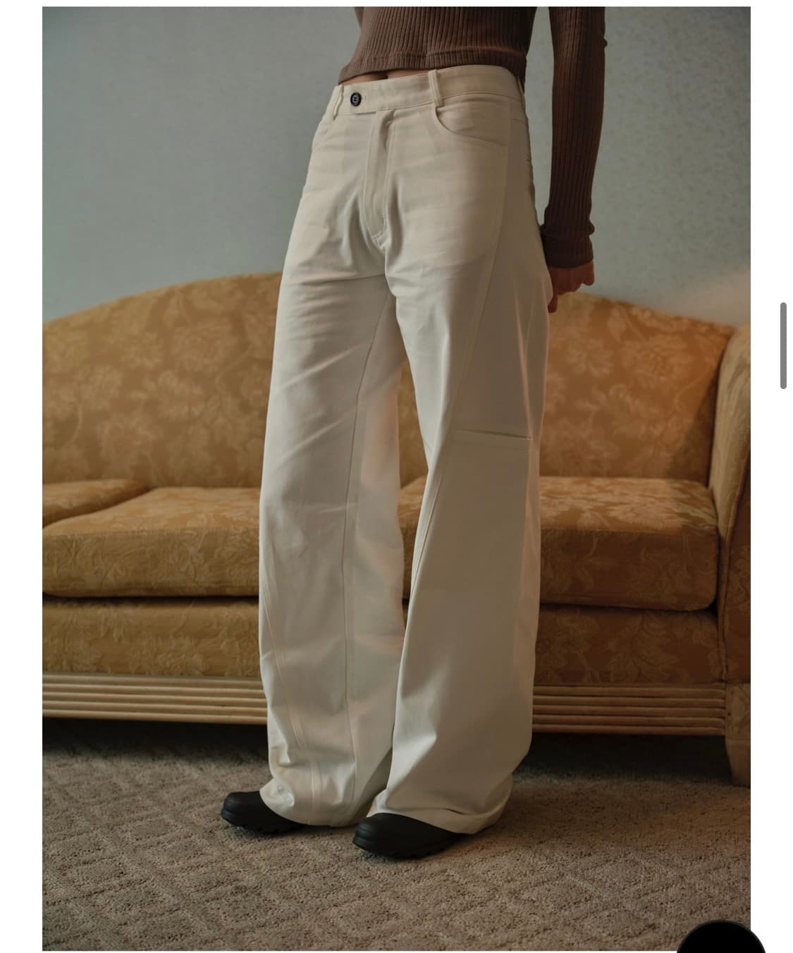 피피비 PPB 라인코튼팬츠 상품이미지2