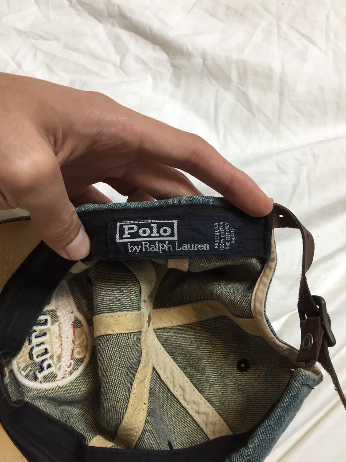 폴로 랄프로렌 데님 캡 상품이미지4