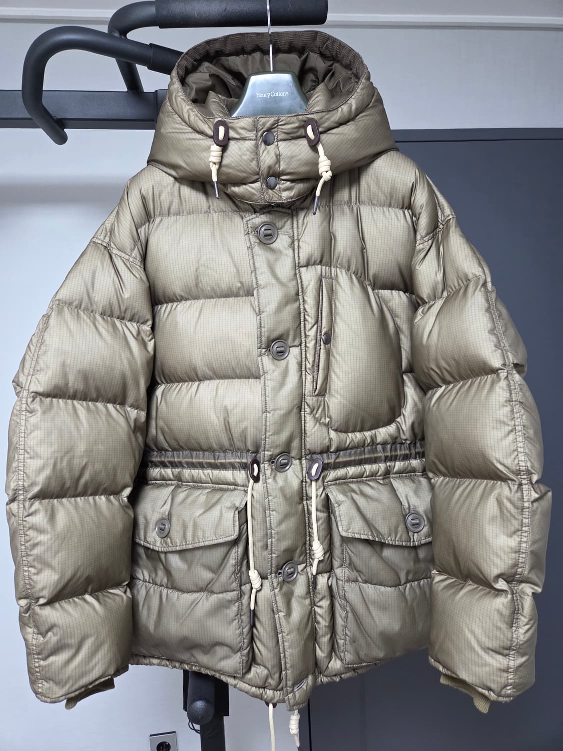 새상품) FFC 헨리코튼 카라코람 베이지 50(105)XL 사이즈 판매 상품이미지5