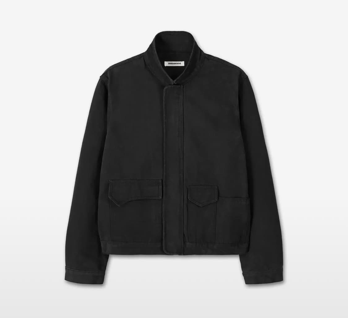 (구매) 9999아카이브 하이넥 오블리크 자켓 상품이미지1