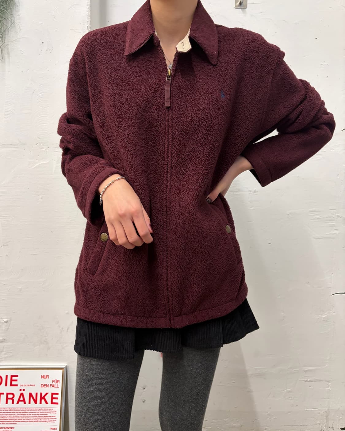 폴로 랄프로렌 후리스 블루종 상품이미지7