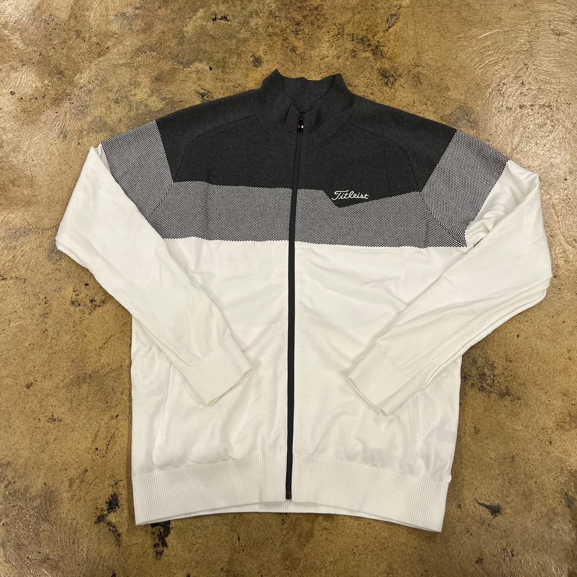 [정품/L] 타이틀리스트 골프 바람막이 자켓 블랙 화이트 b14 상품이미지2