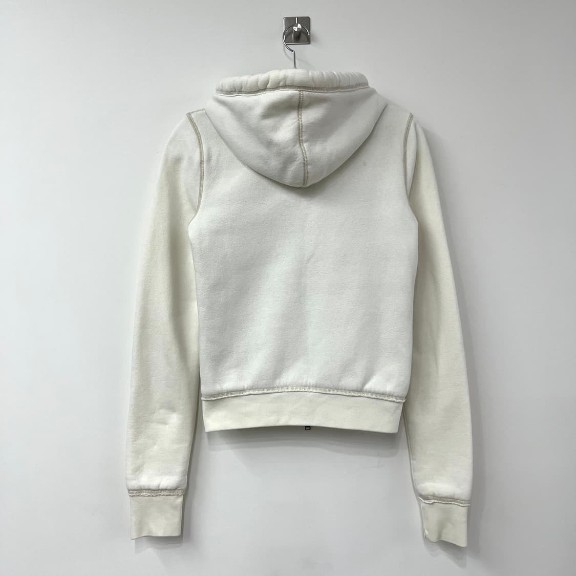 홀리스터 슬림핏 누빔안감 아이보리 후드집업 상품이미지3