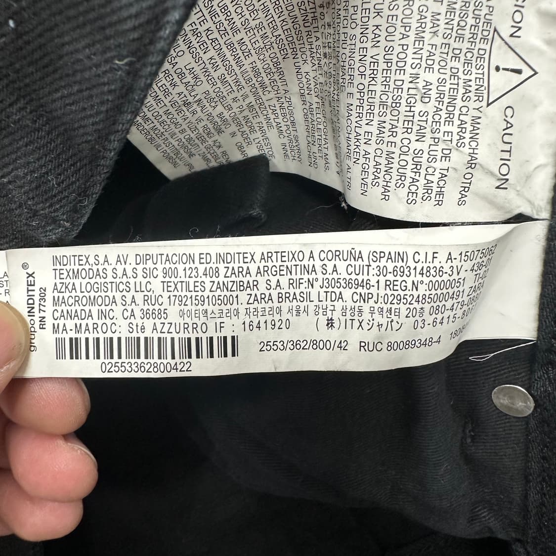 자라X스튜디오니콜슨 와이드 데님팬츠 상품이미지4