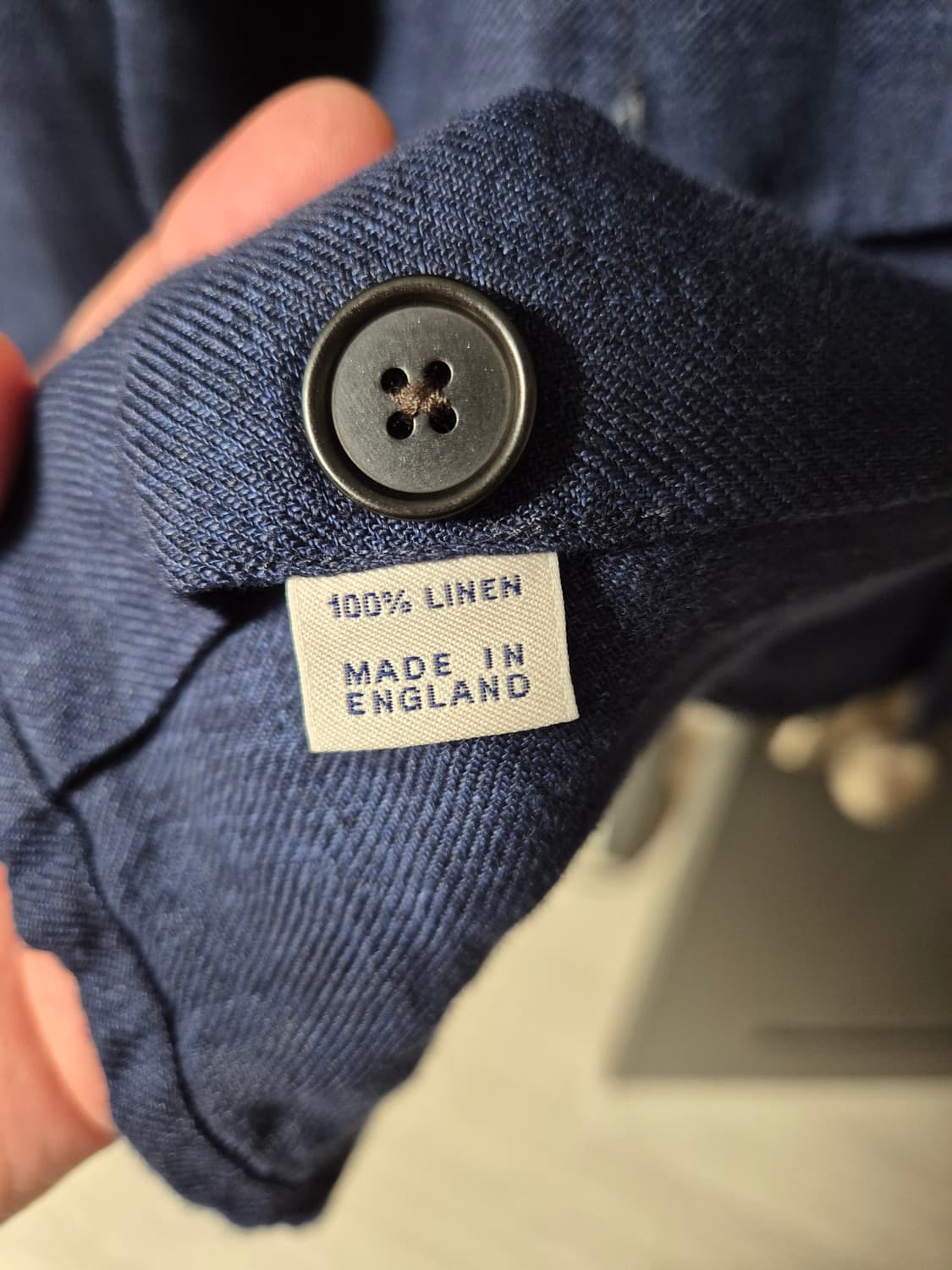 드레익스 린넨 오버셔츠 네이비 XL 상품이미지4