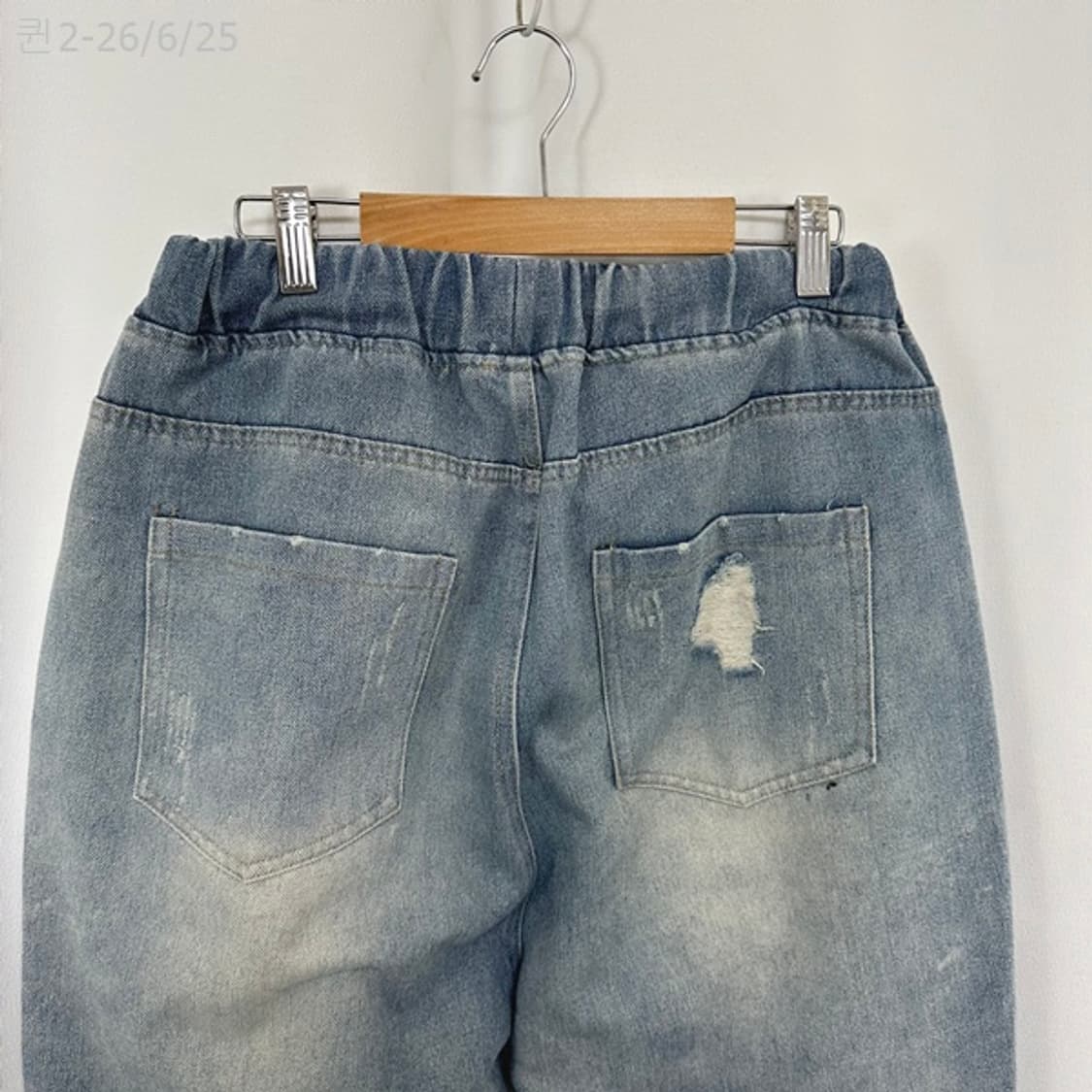 보세 여자 편한 밴딩 바지 L (26-32인치정도) HH 상품이미지5