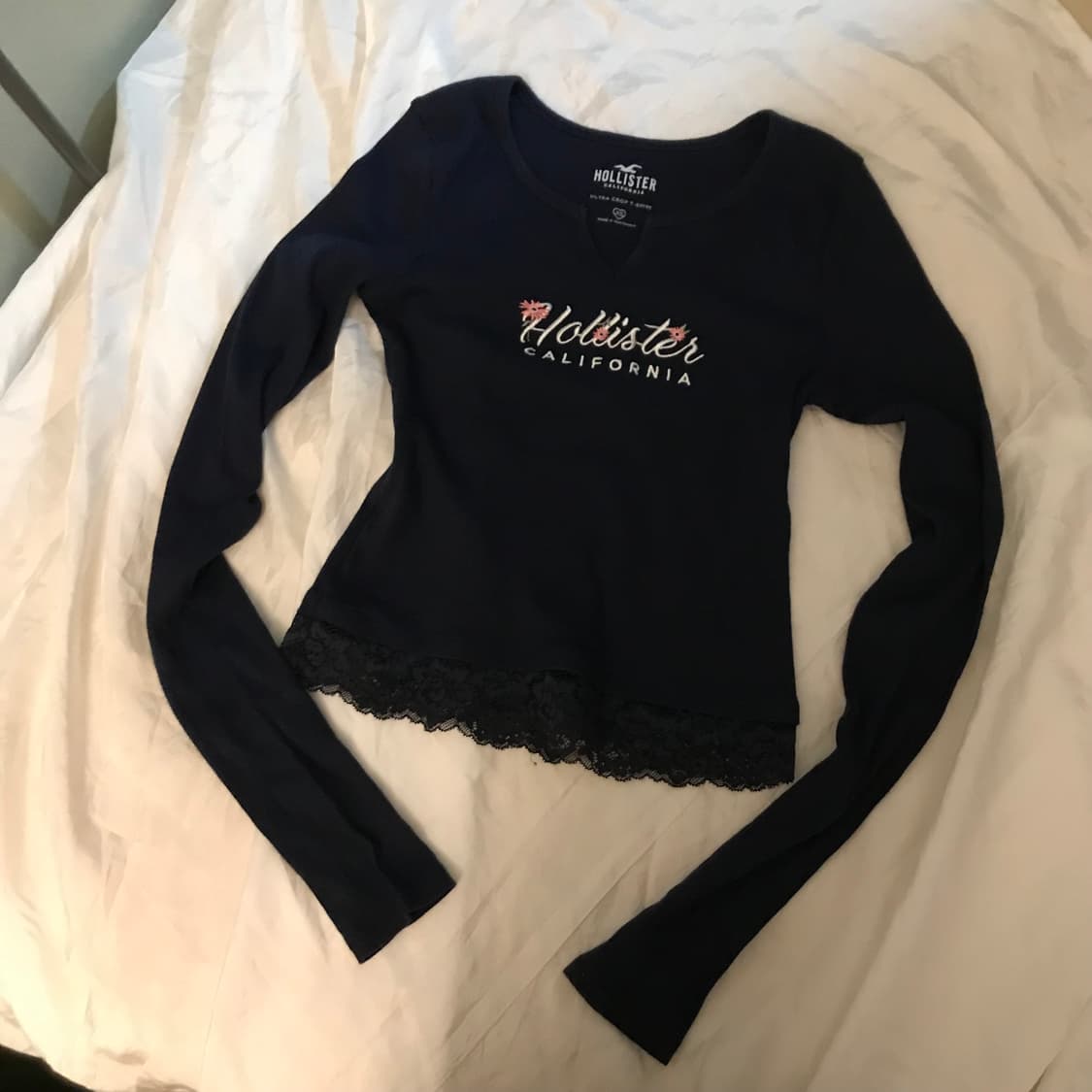 Hollister 홀리스터 슬림핏 골지 롱슬리브 상품이미지3