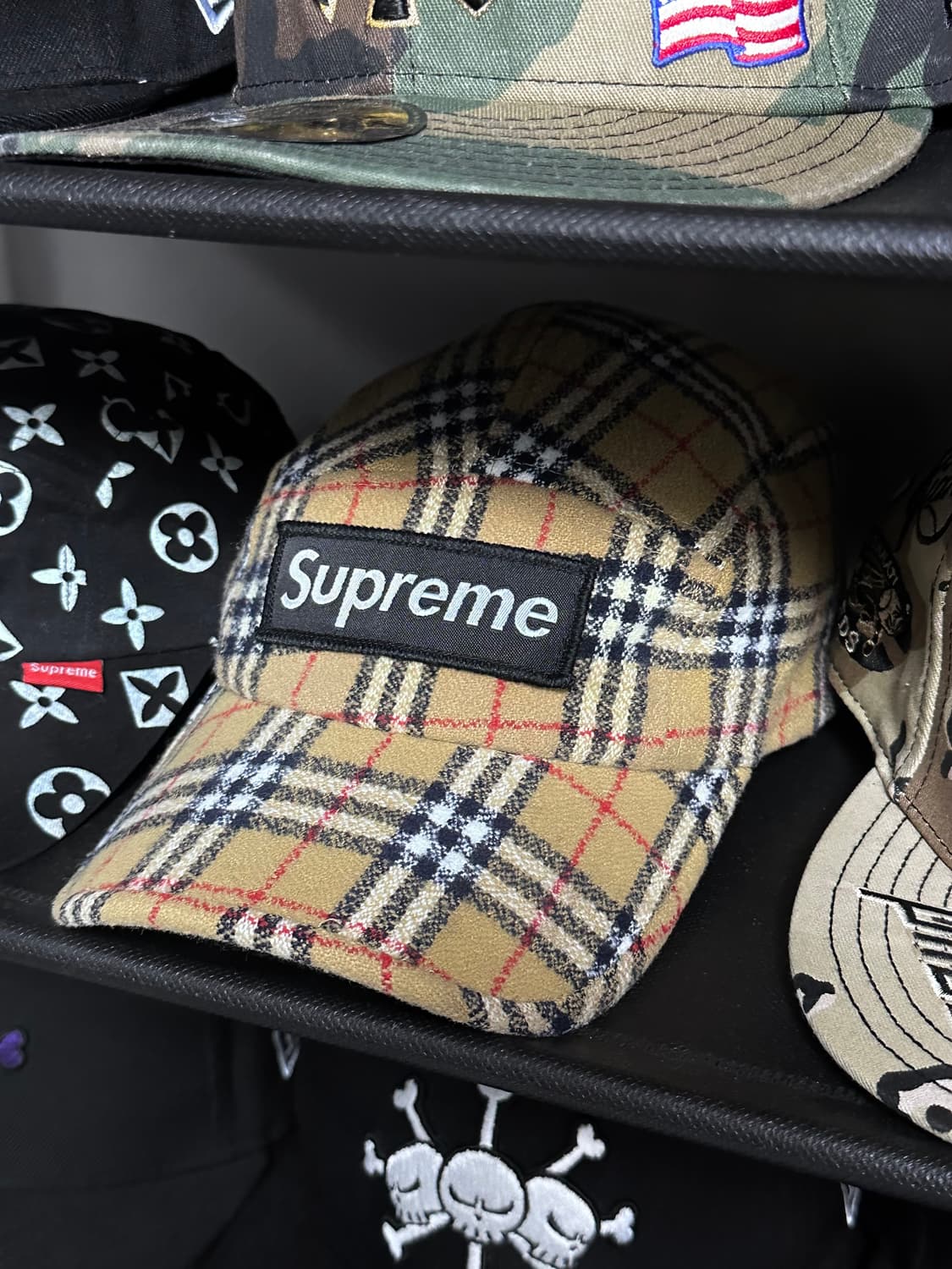 Supreme 2001s 버버리 노바체크 울 캠프캡 초레어 상품이미지2