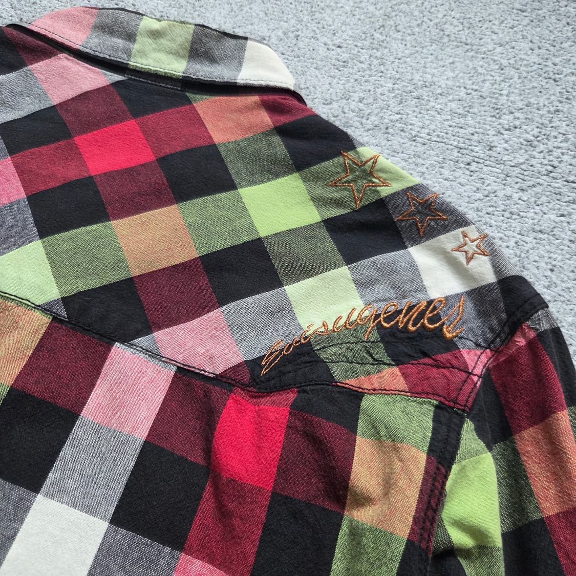 Evisu 웨스턴 체크 셔츠 L(100) 상품이미지8