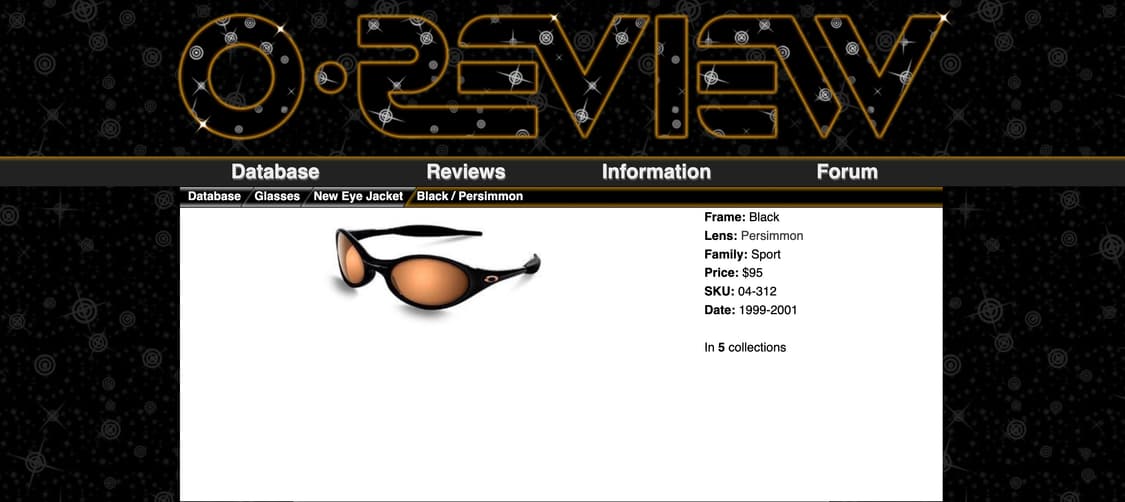 오클리 아이자켓 1.0 퍼시몬 상품이미지2