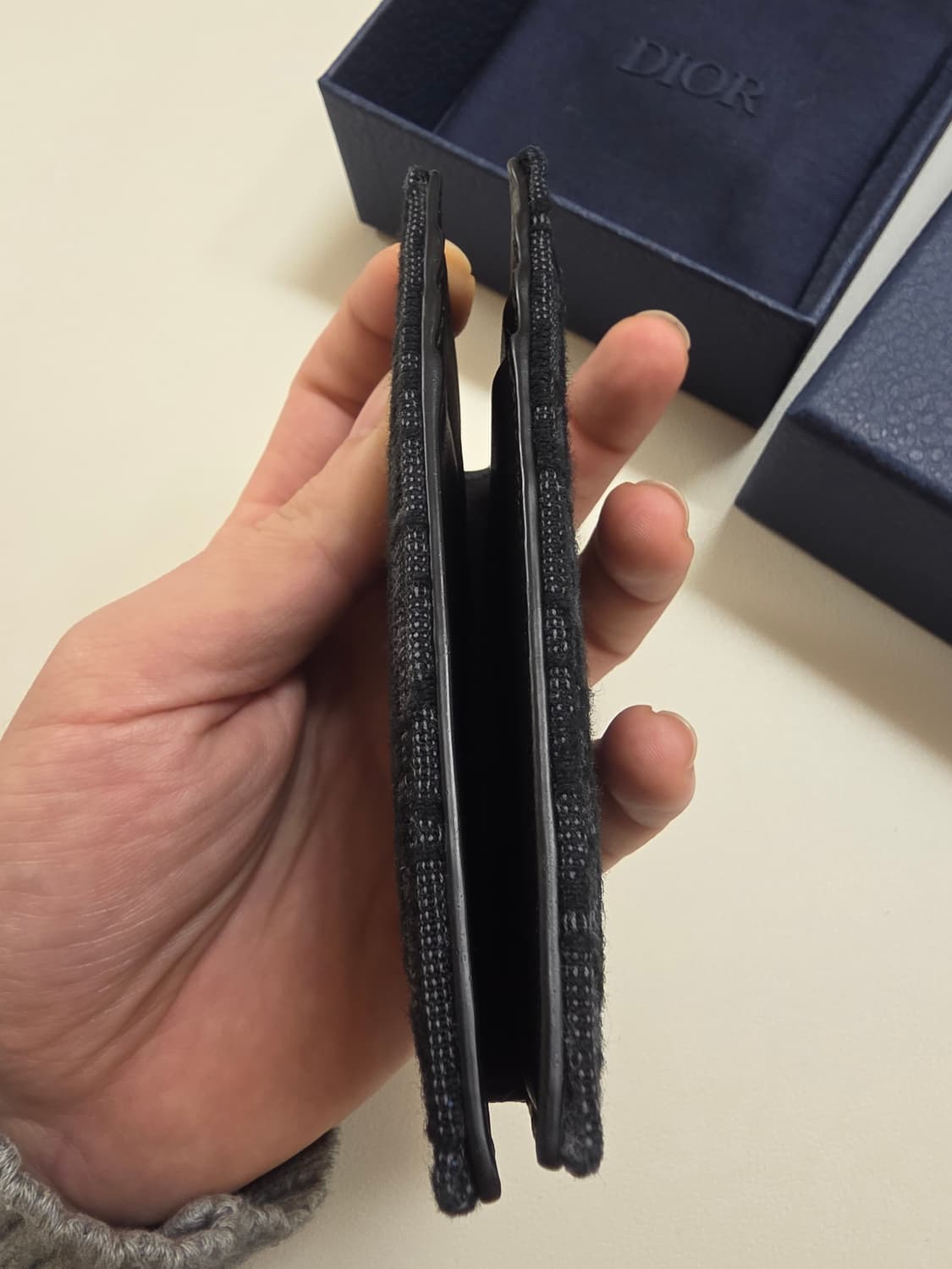 [저번달구매] 디올 오블리크 카드 홀더 오거나이저 지갑 상품이미지7