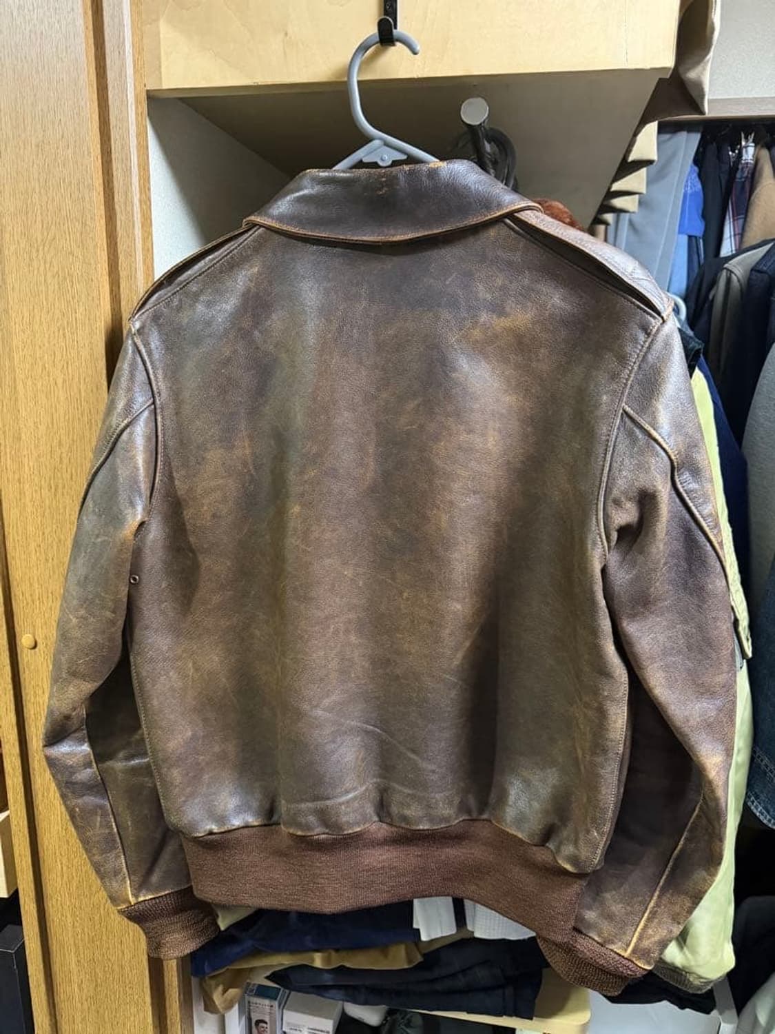 (38) 리얼맥코이 a-2 가죽자켓 상품이미지4