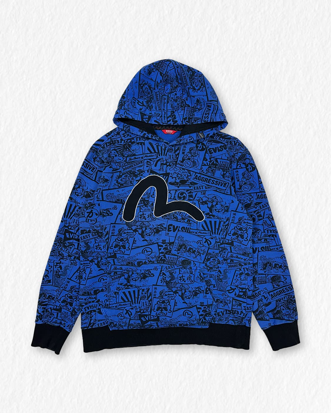 에비수 그래픽 후드티 상품이미지1