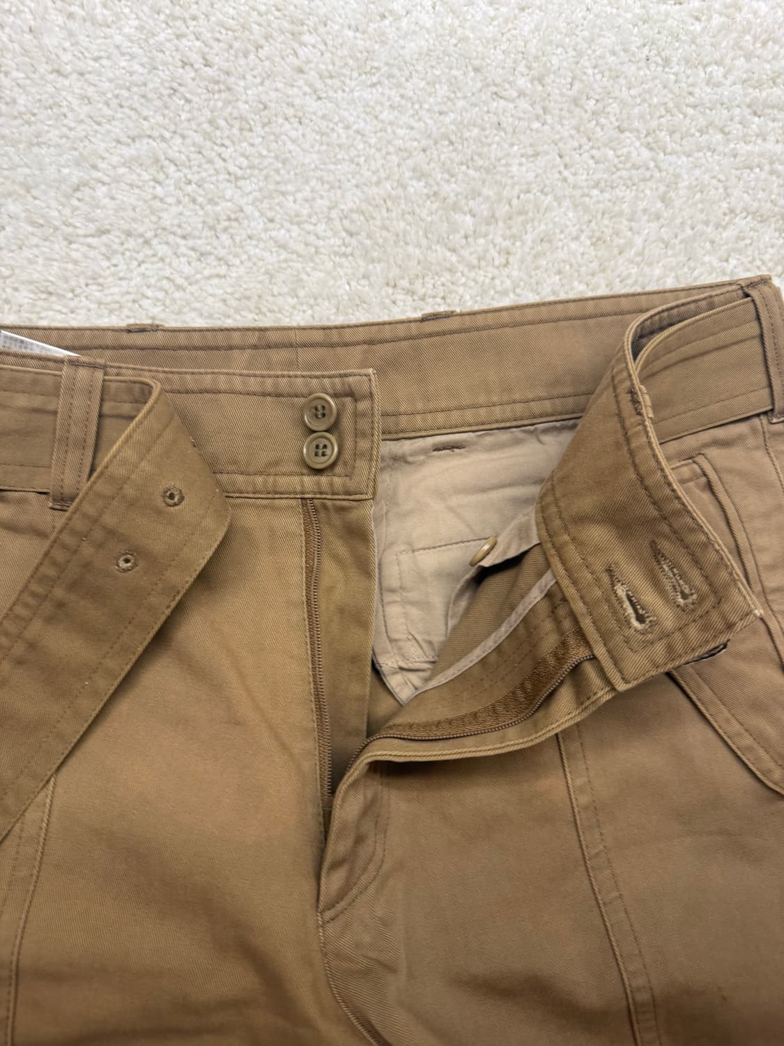 드리스반노튼 벨티드 코튼 팬츠 (48size) 상품이미지3