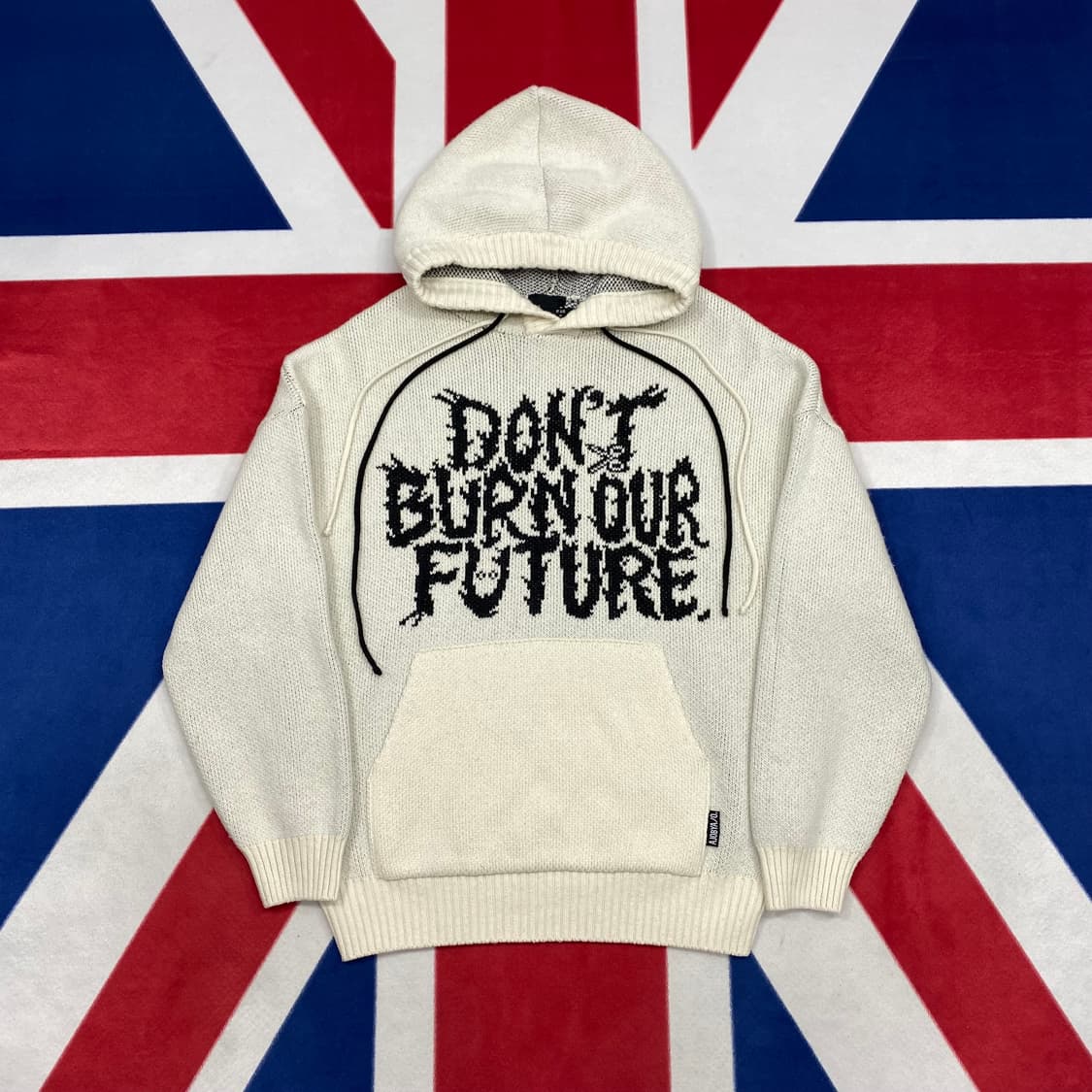 아조바이조 니트 후드티 M 실측 L  상품이미지1