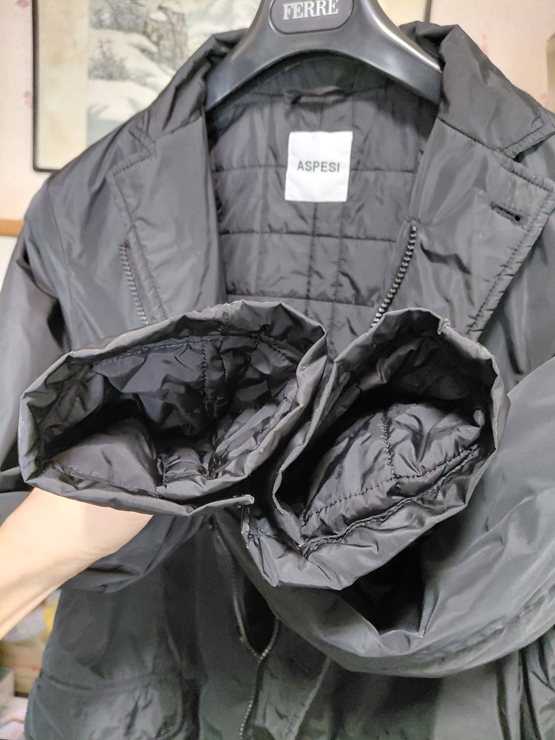 [아스페시]써모어 패딩 코트 M(100)사이즈 상품이미지9