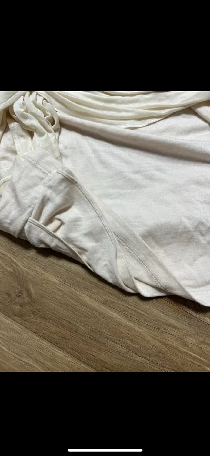 마우솔레움 Ella Sheer 베이지 엘라 쉬어 숄더 탑 상품이미지5