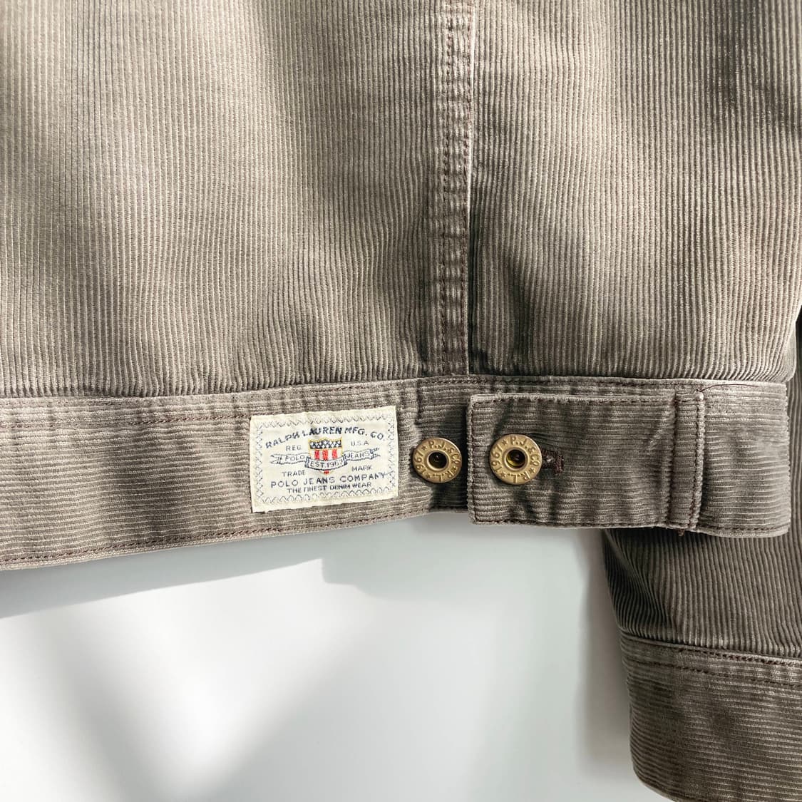 A2 폴로 진스 컴퍼니 성조기 코듀로이 쉐르파 자켓 L사이즈 상품이미지5