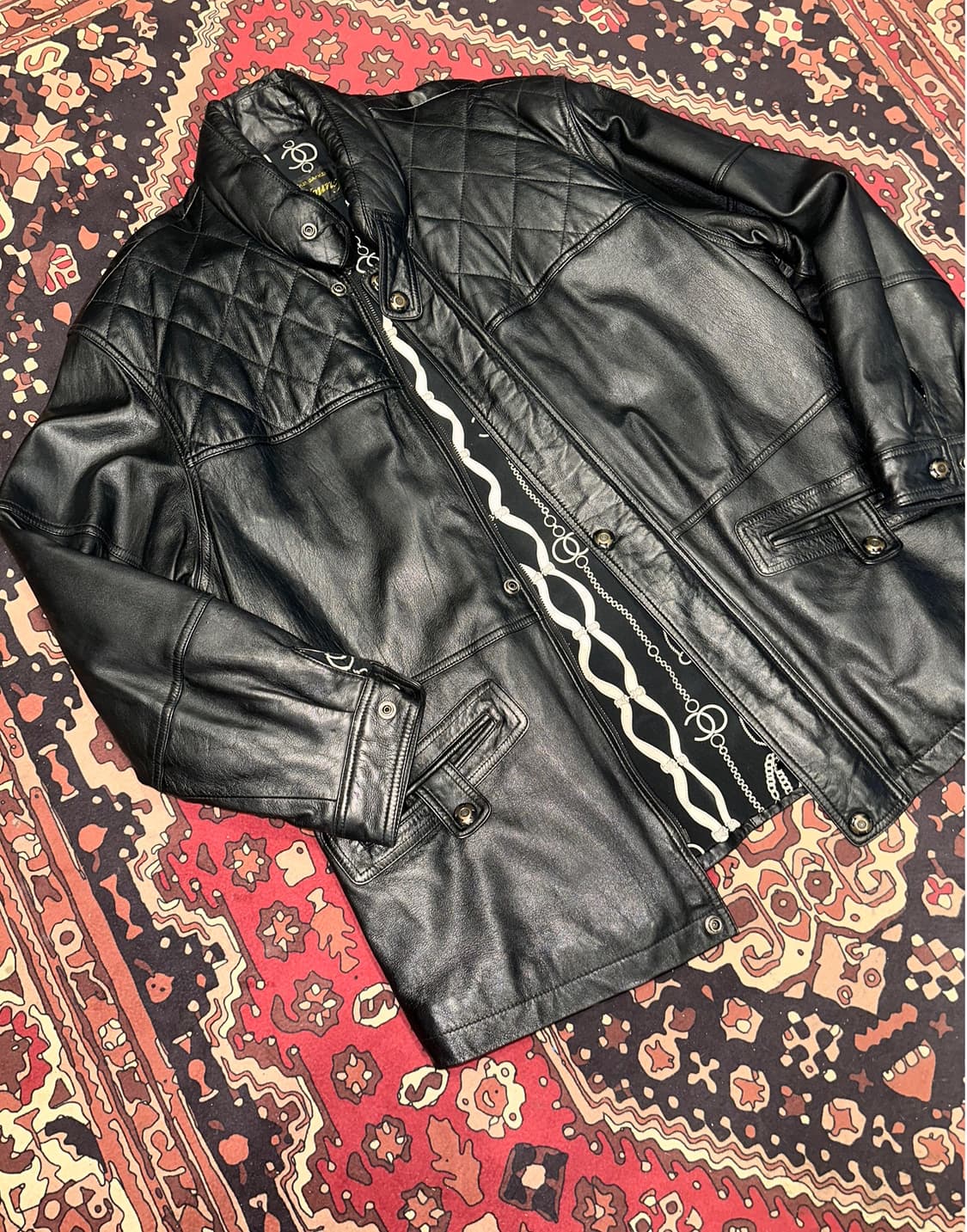 ( XL-2X ) 가죽코트 가죽하프 빈티지가죽 가죽롱자켓 가죽카코트 상품이미지5