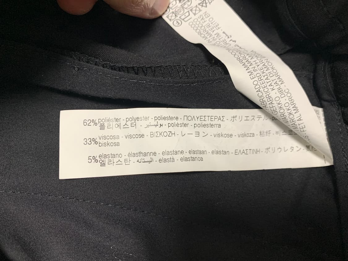 자라 하프 밴딩 투 턱 플리츠 슬랙스 트라우저 팬츠 새상품 상품이미지7