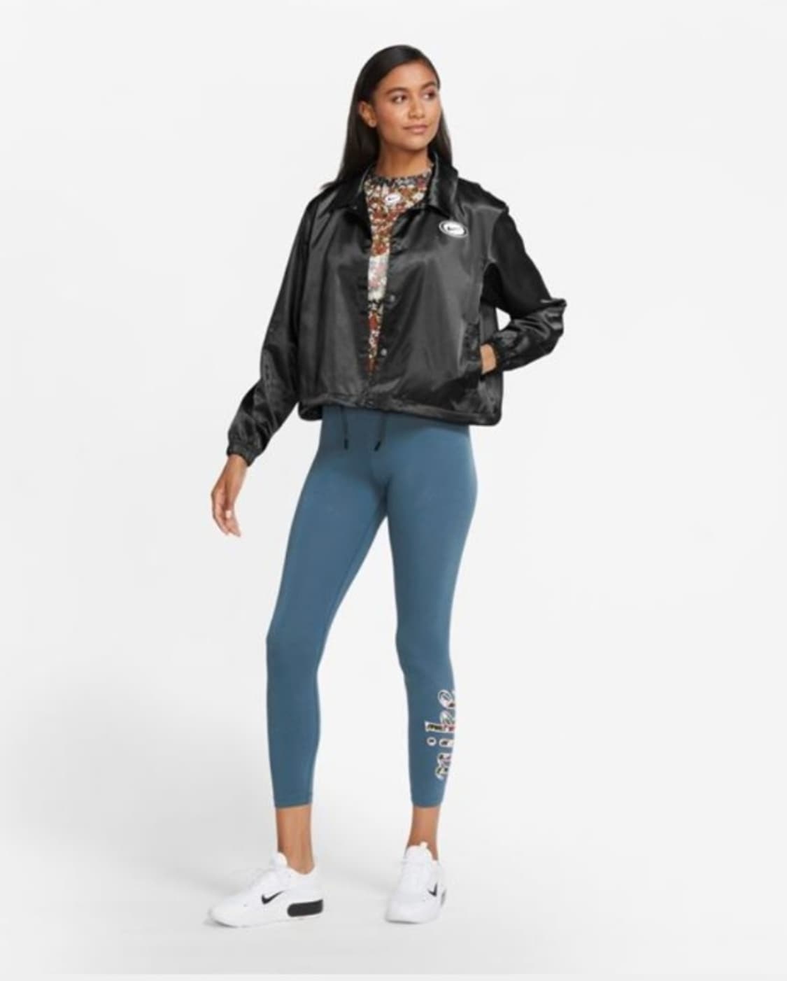 나이키 우먼 새틴 자켓 상품이미지2