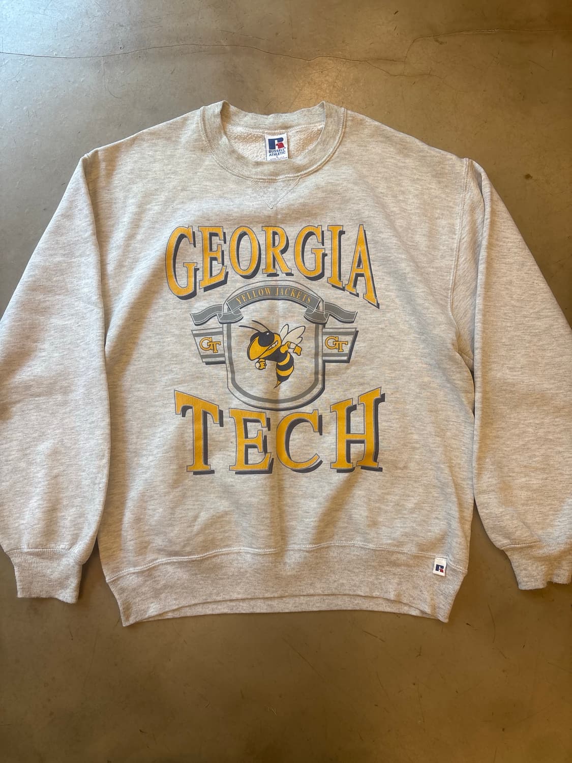 90s 러셀 애슬레틱 Georgia Tech 스웻셔츠 L 상품이미지1