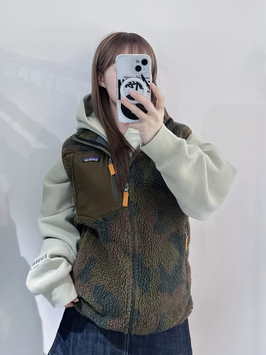 파타고니아 클래식 레트로X 밀리터리 후리스 조끼 상품이미지1