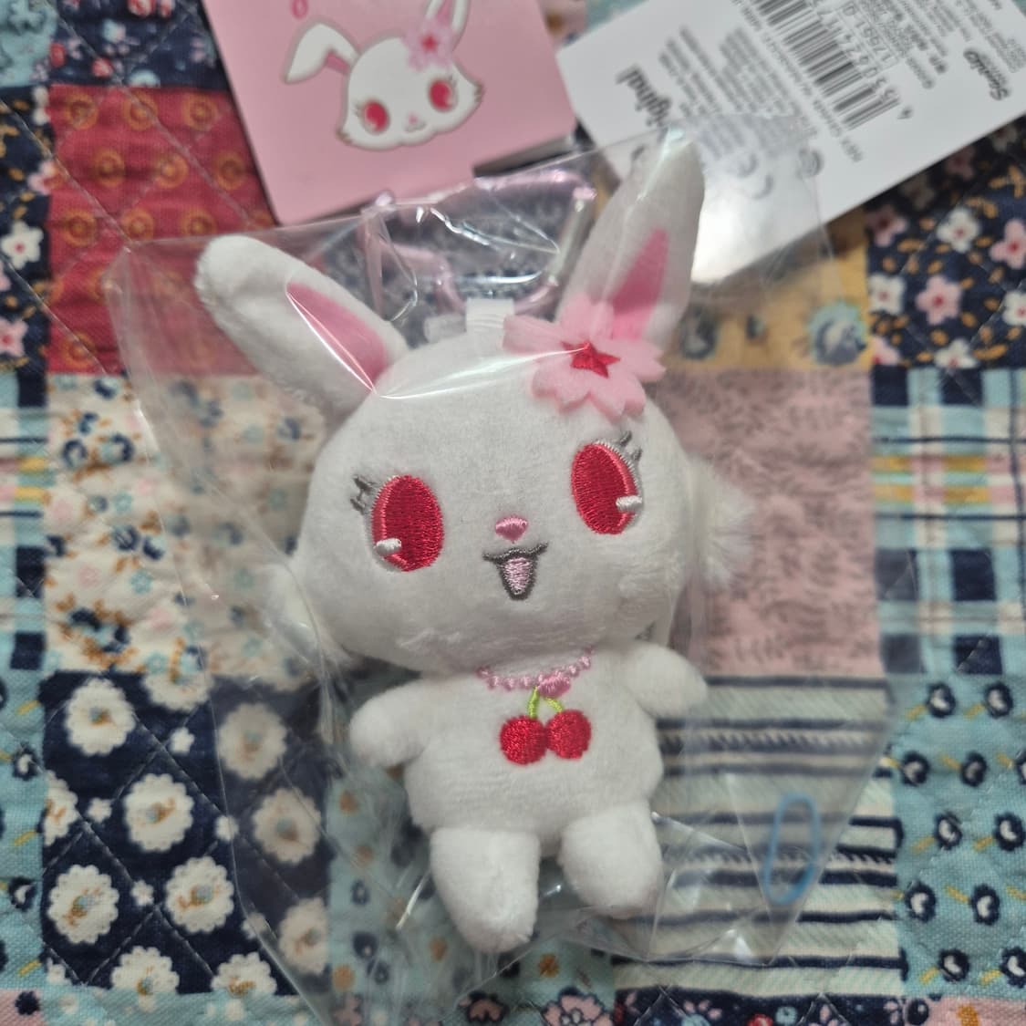 산리오 쥬얼펫 하트 카라비너 인형키링 새상품 상품이미지1