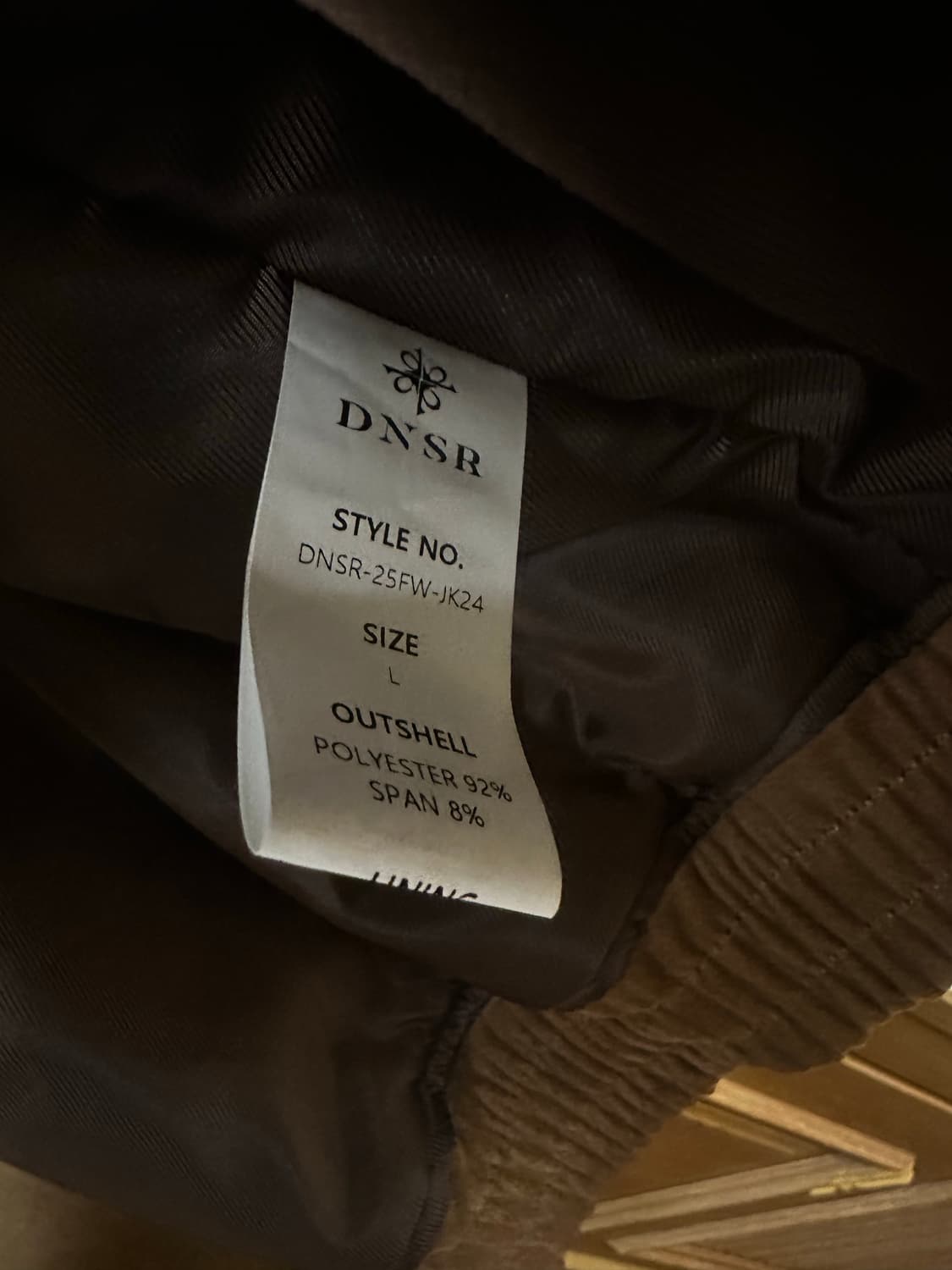 DNSR 발모어 크롭 자켓 브라운 L 상품이미지4