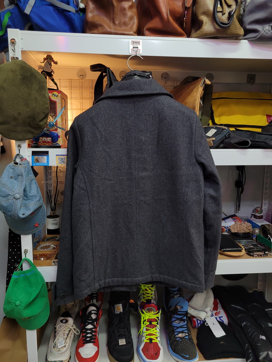 CKJ 캘빈클라인 그레이 양모 패딩 점퍼 (내피분리형) 상품이미지3