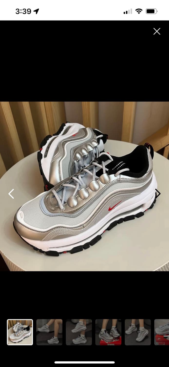 (새상품) 나이키 에어맥스 97 퓨추라 실버 240 상품이미지1