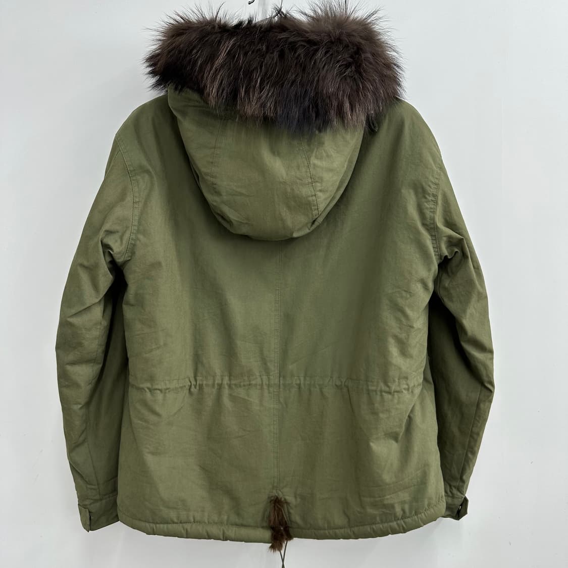 100 밀리터리 울프죠 남자 퍼 야상 점퍼 상품이미지2