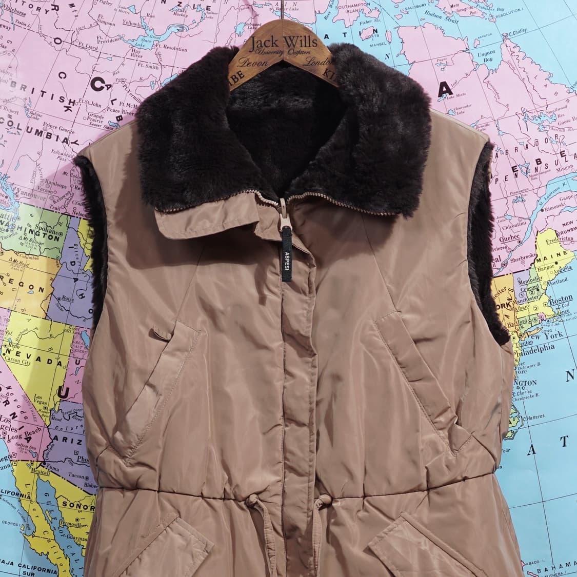 Aspesi 아스페시 리버시블 Faux 퍼 베스트 상품이미지5