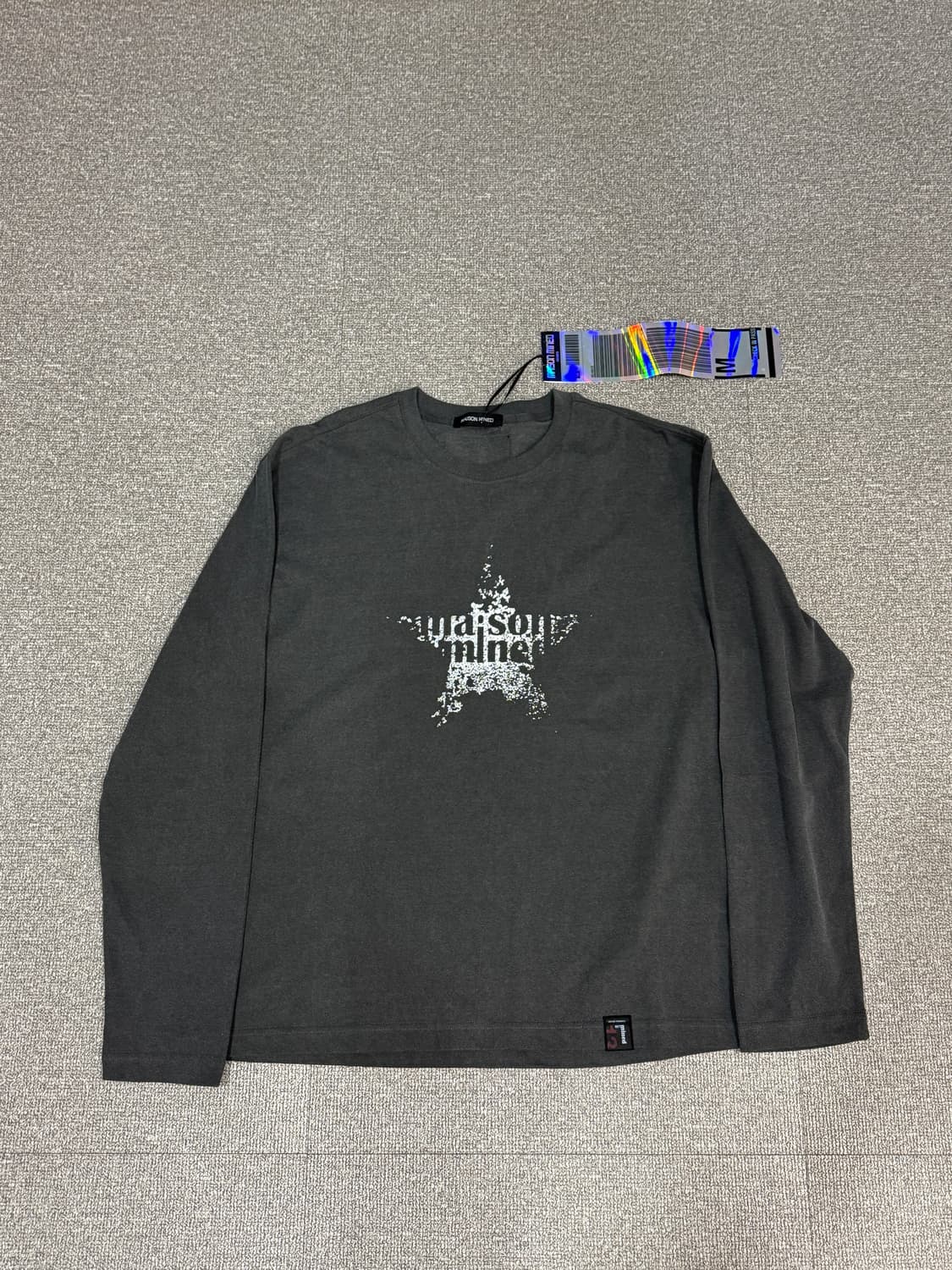 메종미네드 로드스타 롱 슬리브 차콜 M  상품이미지4