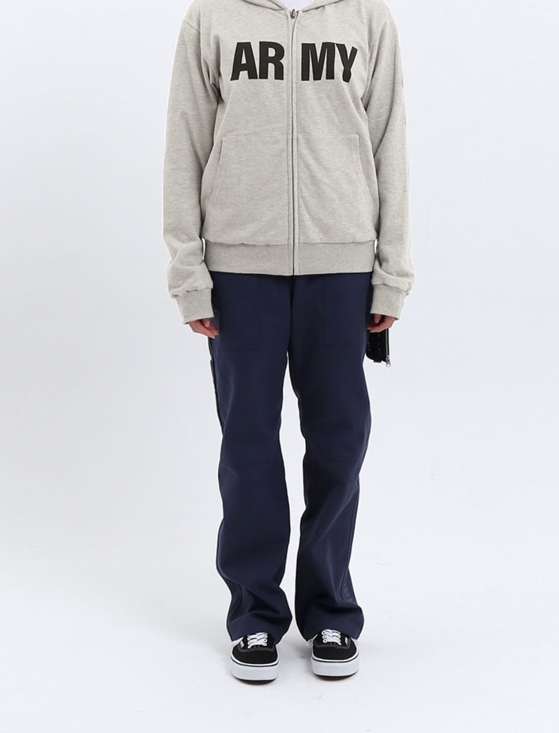 (새상품/택O)사파리스팟 우먼 베이직 사파리 카펜터 코튼 팬츠 네이비 상품이미지6