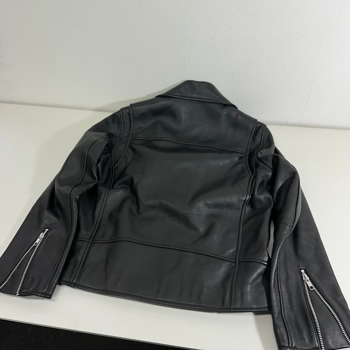 우먼M 55 스페로네 MAISON DE SPERONE 램스킨 가죽라이더 상품이미지4