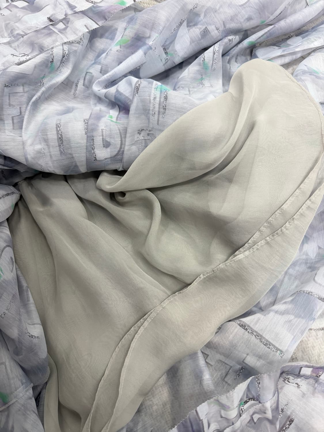 새제품) 오브제 한섬 정품 패턴 롱 원피스 76 상품이미지7