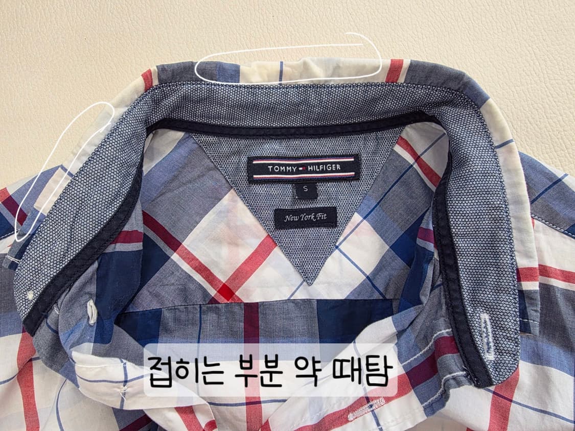 [프립]S/타미힐피거 체크 반팔 셔츠 상품이미지7