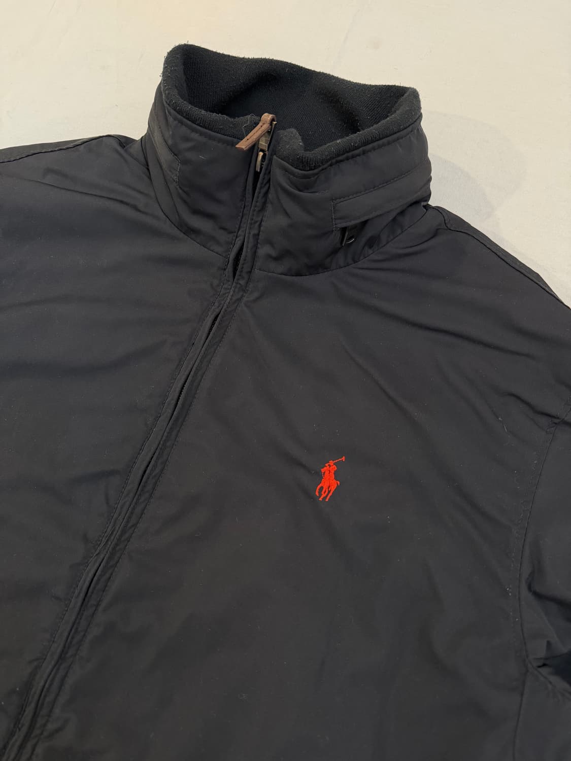 폴로 랄프로렌 폴리쉘 페리 스윙탑 봄버자켓 블랙 상품이미지2